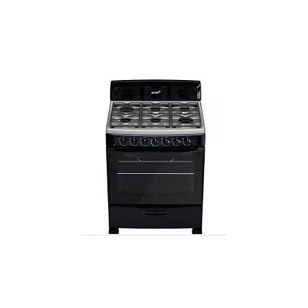 Estufa de piso Acros 30" /76 AF5570B Negro.