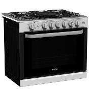 Estufa Gas Empotrable 30" (80 cm) Marca: IO Mabe Modelo: EMC80170S0 Color: Acero Inoxidable