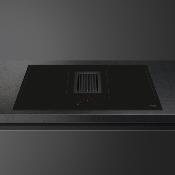 Parrilla de Inducción con Campana integrada  32" (85 cm) Marca: Smeg Modelo: HOBD482D2 Color: Negro