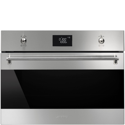 Horno Vapor Combinado 24" (60 cm) Marca: Smeg Modelo: SO4302S3X Color: Acero Inoxidable