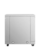 Gabinete para refrigerador bajo encimera 35" (90 cm) Marca: THOR Modelo: MK02SS304 Color: Acero Inoxidable 
