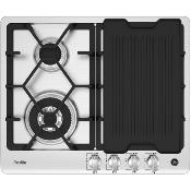 Parrilla Gas 60cm Marca: PROFILE Modelo:PGP64TI0 Color: Inoxidable (2026 10)