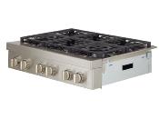 Parrilla Gas Profesional 36" (90 cm) Marca: KitchenAid Modelo: KCGC506JSS Color: Acero Inoxidable (NO INCLUYE LA CAMPANA DE LA IMAGEN)