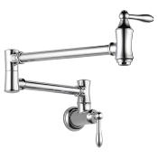 Pot Filler de Cocina para Pared Marca: Delta Modelo: 1177LF Color: Cromo ($621 USD)