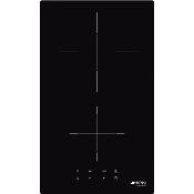 Dominó de Inducción 12" (30 cm) Marca: Smeg Modelo: SI2321D Color: Acero Inoxidable (2025 06)