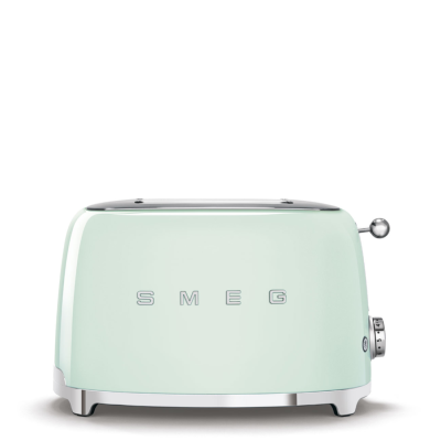 Tostador 2 Rebanadas Marca: Smeg Modelo: TSF01PGUS Color: Verde Pastel (10 2026)