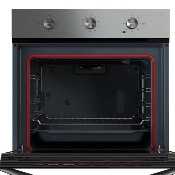 Horno a Gas  Multifunción 24" (60 cm) Marca: Teka Modelo: TOTAL HSB 7506 G SS  Color: Negro (07 2026)