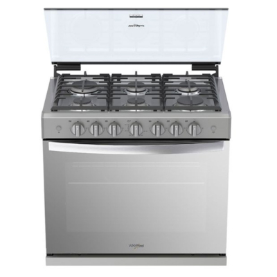 Estufa Gas 30" (76 cm) Marca: Whirlpool Modelo: WER3000D Color: Acero Inoxidable