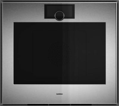 Horno eléctrico empotrable 24" (60 cm) Marca: Gaggenau Modelo: GO 480 721 Color: Acero inoxidable detrás de cristal ahumado (21,393 USD) (06 2026)