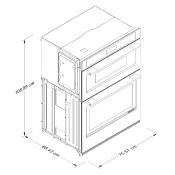 Horno Doble Horno Convección + Microondas Multifunción 30" (76 cm) Marca: Kitchen Aid Modelo: KOEC530PPS Color: Acero Inoxidable (08 2026)