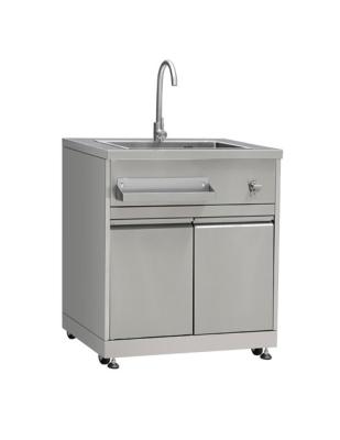 FREGADERO DE ACERO INOXIDABLE PARA EXTERIORES 32" (81 cm) Marca: THOR Modelo: MK01SS304 Color: Acero Inoxidable 