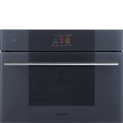 Microondas Combinado 24" (60 cm) Marca: Smeg Modelo: SO4104M2PG Color: Neptune Gray