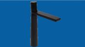 Monomando (31.5 x 24cm) Marca: Axcent Modelo: W82003HBL Color: Negro