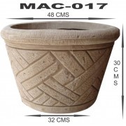 MACETA DE POLIETILENO ALTA DENSIDAD PARA EXTERIOR O INTERIOR MOD MAC-017