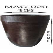 MACETA DE POLIETILENO ALTA DENSIDAD PARA EXTERIOR O INTERIOR MOD MAC-029