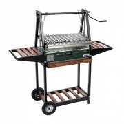 Asador de Carbon 55cm tipo Argentino marca Hobby Grill modelo Pampa I Elite