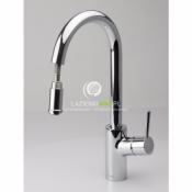 Llave Mezcladora Monomando de Cocina Hansgrohe Talis 14872800 con Extraible Acabado Acero Inoxidable
