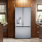Refrigerador Bottom Freezer French Door 36" (90 cm) Marca: GE Modelo: PYN21JYWCFS Color: Inox (06 2026)