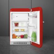 Refrigerador Top Freezer 24" (60 cm) Marca: Smeg Modelo: FAB10URRD3 Color: Rojo (09 2026)