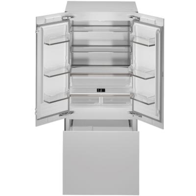 Refrigerador French Door 36" Marca: Smeg Modelo: FD3620UWI Color: Panelable.  (2025 07)