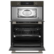 Horno Doble Horno Convección + Microondas Multifunción 30" (76 cm) Marca: Kitchen Aid Modelo: KOEC730SBE  Color:  Black Ore (negro mate premium) (07 2026)