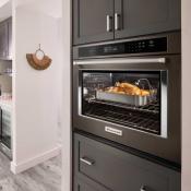 Horno Eléctrico 30" (76 cm) Marca: KitchenAid Modelo: KOES530PBS Color:  Black Stainless (2025 07)