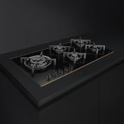 Parrilla Gas 36" (90 cm) Marca: Smeg Modelo: PV695LCNR Color: Negro (2025 06)