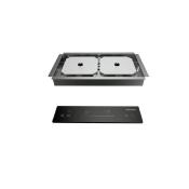 Parrilla inducción Invisible 2 Zonas de cocción 24" (60 cm) Marca: Tecnolam Modelo: MAGIC02 Instalación Bajo Cubierta (02 2026)