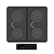 Parrilla inducción Invisible 220v, 4 Zonas de cocción, 58 cm Marca: INVISACOOK Modelo: 8140-257-001B Instalación Bajo Cubierta (2026 03)