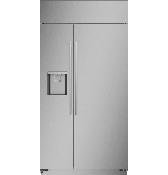 Refrigerador Duplex Side By Side 42" (106 cm) Marca: Monogram Modelo: ZISS420DNSS Color: Acero Inoxidable ($21,798 USD).