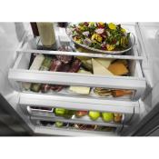 Refrigerador Duplex Side By Side Empotrable 48" (120 cm) Marca: KitchenAid Modelo: KBSD608EBS Color: Negro Inoxidable