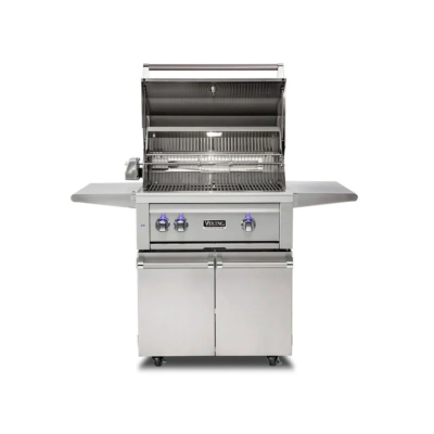 Asador de Gas con carrito de piso 30" (76 cm) Marca: Viking Modelo: VQGFS5301 Color: Acero Inoxidable ($9,798 USD) (08 2026)