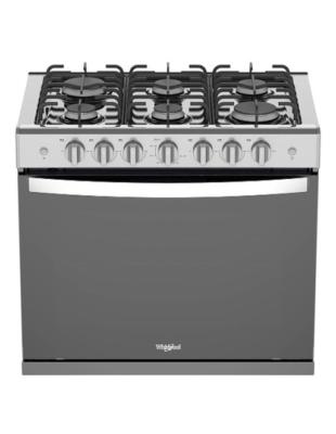 Estufa Gas Empotrable 30" (76 cm) Marca: Whirlpool Modelo: WER2000B Color: Acero Inoxidable  (2026)