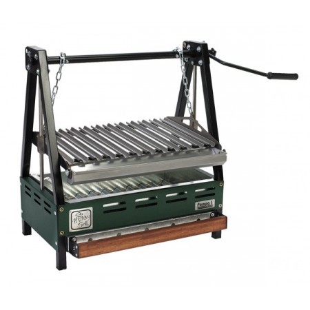 Asador Empotrable 54cm de Carbon tipo Argentino marca Hobby Grill modelo Pampa I Elite