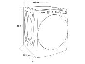Secadora Gas 28" (70 cm) Marca: Whirlpool Modelo: 7MWGD6605MC Color: Gris (08 2026)