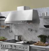 Campana de Pared Profesional 48" (120 cm) Marca: Monogram, Modelo: ZV48TSFSS Color: Acero Inoxidable  (NO INCLUYE LA ESTUFA)