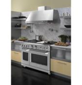 Campana de Pared Profesional 48" (120 cm) Marca: Monogram, Modelo: ZV48TSFSS Color: Acero Inoxidable  (NO INCLUYE LA ESTUFA)