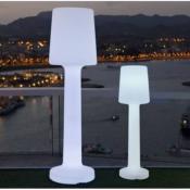 Lampara de Pie para Exterior o Interior NEW GARDEN modelo: CARMEN Luz LED fria Color: Blanco