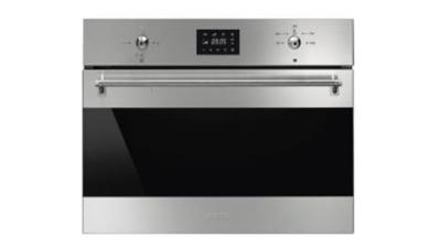 Microondas + Grill 24" (60 cm) Marca: Smeg Modelo: SFU4300MX Color: Acero Inoxidable