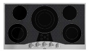 Parrilla Eléctrica Empotrable 36" (90 cm) Marca: Viking Modelo: RVEC3365B Color: Vidrio Cerámico Negro (3,258 USD) (08 2026)