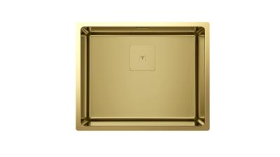 Tarja 1 Tina Submontar 21" (54 cm) Marca: Teka Modelo: MAESTRO FLEXLINEA RS15 50.40 SQ BRASS Color: Dorado