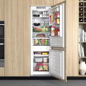 Refrigerador con Congelador Bottom Mount Panelable 60cm Marca: Whirlpool, Modelo: WHC18T521STWC, Color Blanco para Panelar: 