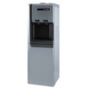 COLDWATER Despachador de agua fria y caliente, compresor color plata con gabinete de enfriamiento