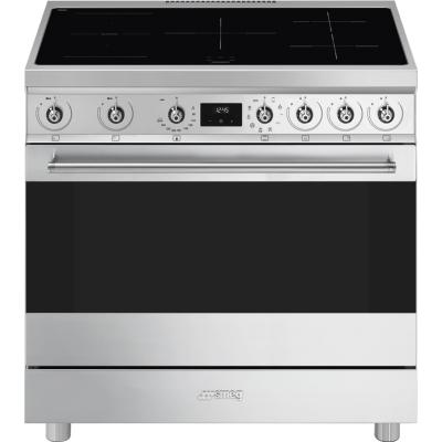 Estufa Electrica 90cm Marca: Smeg Modelo: C9IMX2 Color: Acero Inoxidable (09 2026)