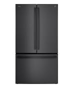 Refrigerador Bottom Freezer French Door 36" (90 cm) Marca: GE Modelo: PWN22JBWCKB Color: Negro  (06 2026)