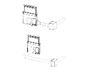 Accesorio Extensión Ducto de Motor para Campana Down Draft KDD90VXNE Marca: Smeg Modelo: KITRBDD