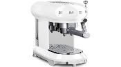 Cafetera Espresso Marca: Smeg Modelo: ECF01WHUS Color: Blanco