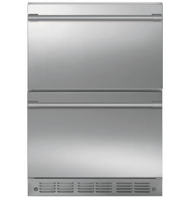 Cajón Doble  Refrigerante Empotrable 24" (60 cm) Marca: Monogram  Modelo: ZIDS240NSS Color: Acero Inoxidable ($7,099 USD).
