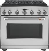 Estufa Profesional "All Gas" 36" (90 cm) Marca: Cafe Modelo: CGY366P2TS1 Color: Acero Inoxidable ($6,398 USD)
