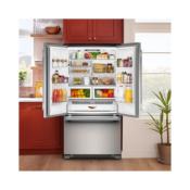 Refrigerador French Door 36" (90 cm) Marca: KitchenAid Modelo: Refrigerador 36" Modelo: KRFC136TPS Color: Acero Inoxidable (10 2026)